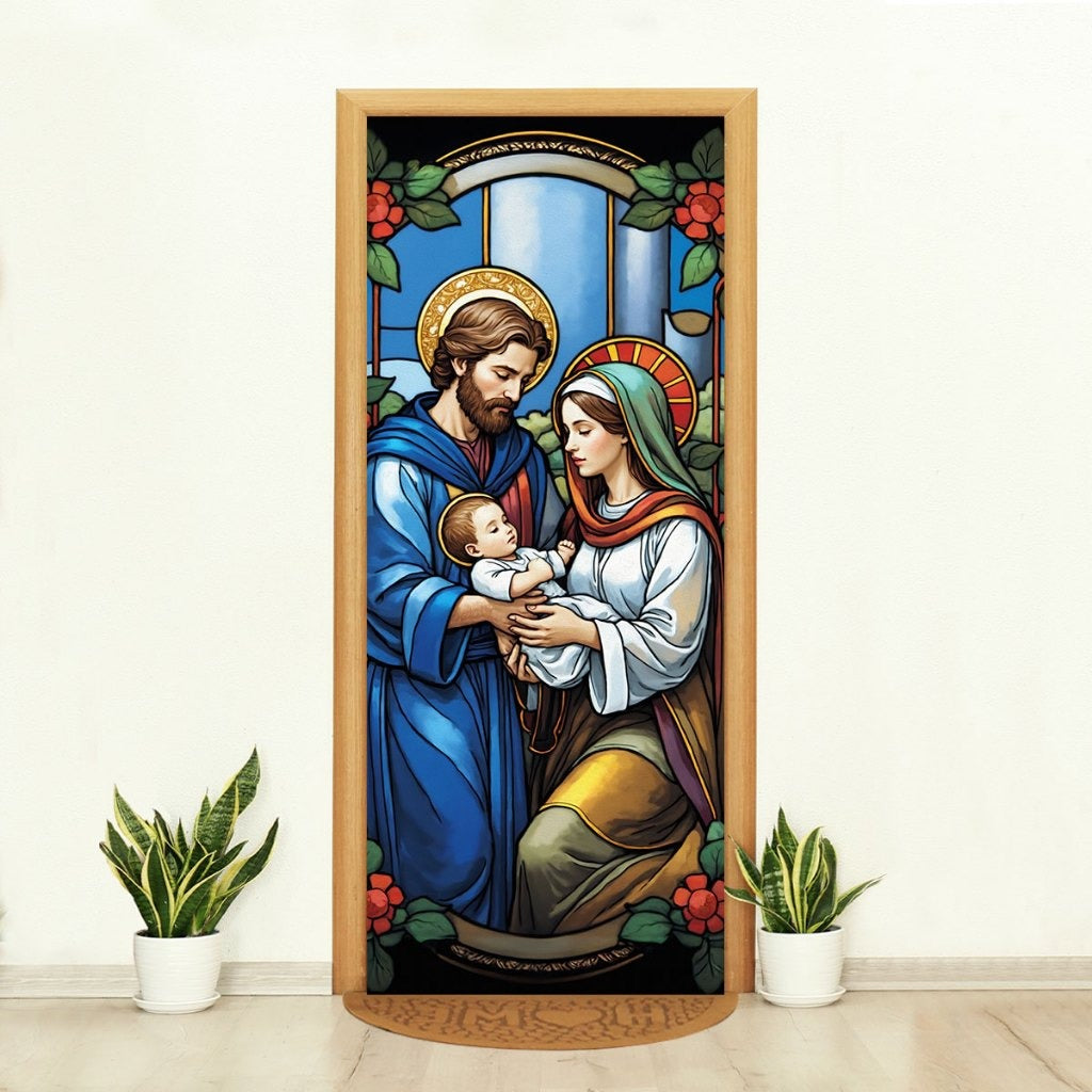 Capa de Porta Natalina Realista – Efeito 3D Sublimado
