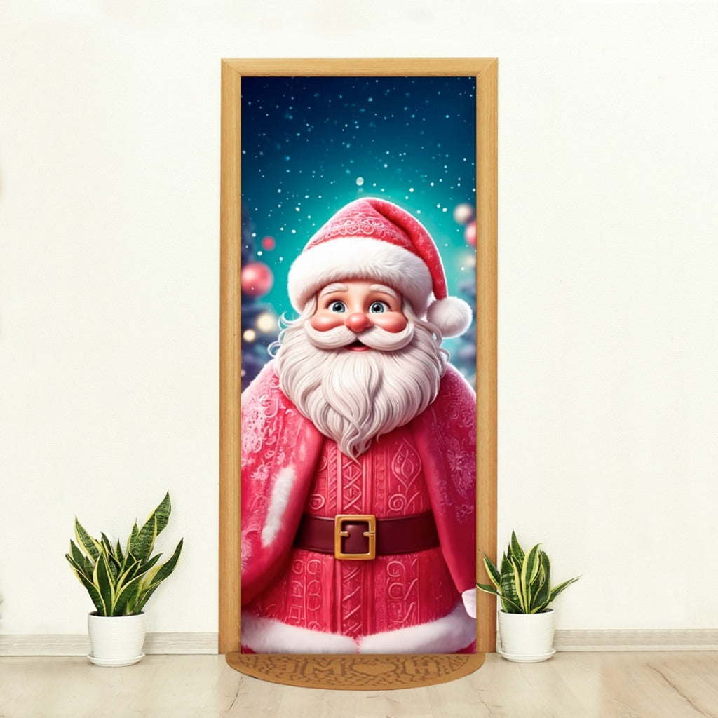Capa de Porta Natalina Realista – Efeito 3D Sublimado