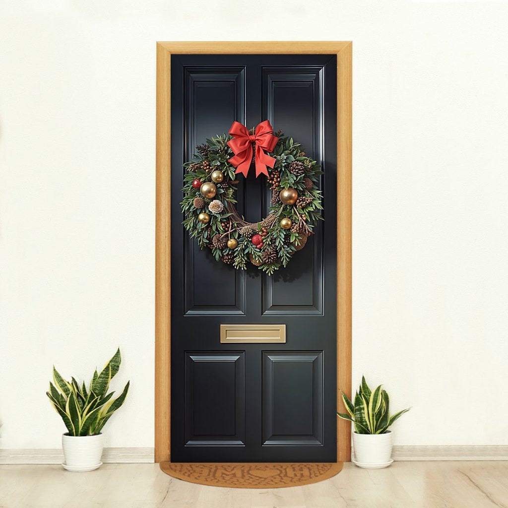 Capa de Porta Natalina Realista – Efeito 3D Sublimado