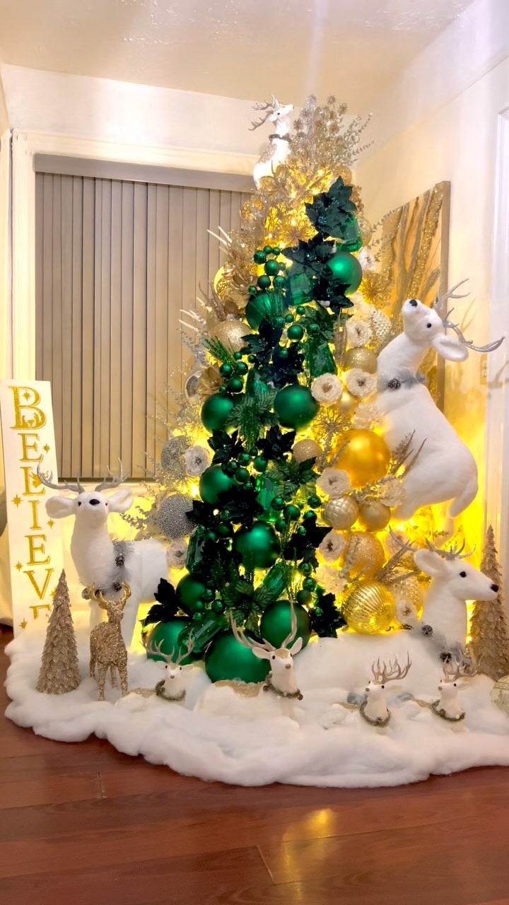 Ćrvore Believe Verde & Dourado Polar 2,00m
