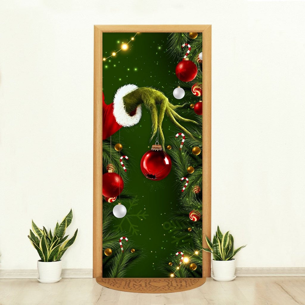 Capa de Porta Natalina Realista – Efeito 3D Sublimado