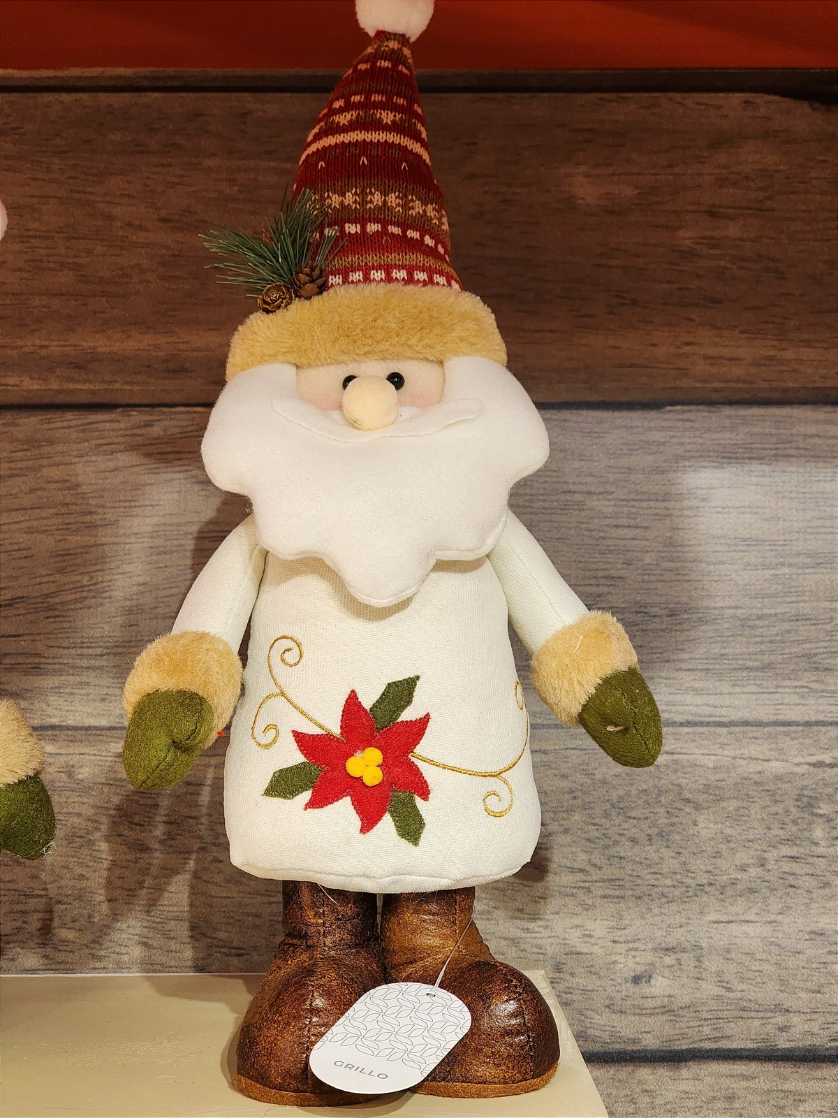 Boneco Papai Noel Pelúcia 35cm