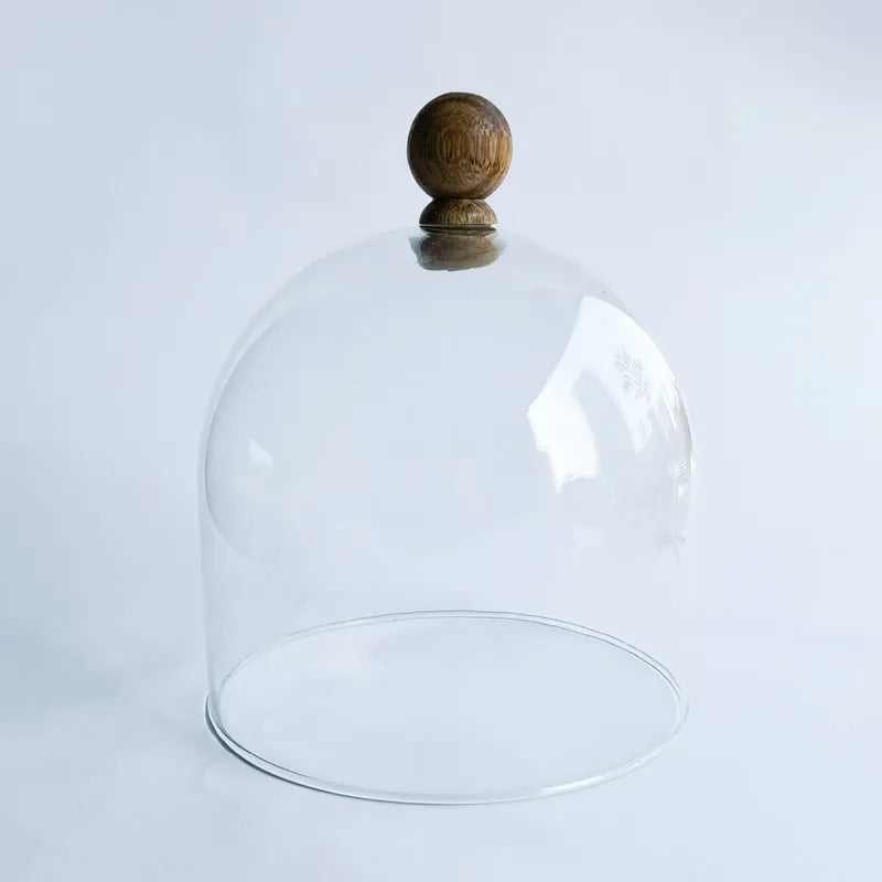Porta Panetone Natalino com Cúpula de Vidro – Edição Premium