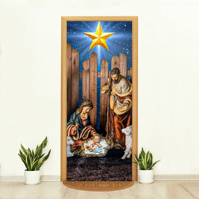 Capa de Porta Natalina Realista – Efeito 3D Sublimado